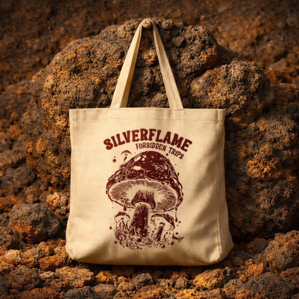 "FORBIDDEN TRIPS" TOTE BAG